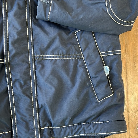 Mini Boden navy fleece lined jacket - Picture 2 of 7